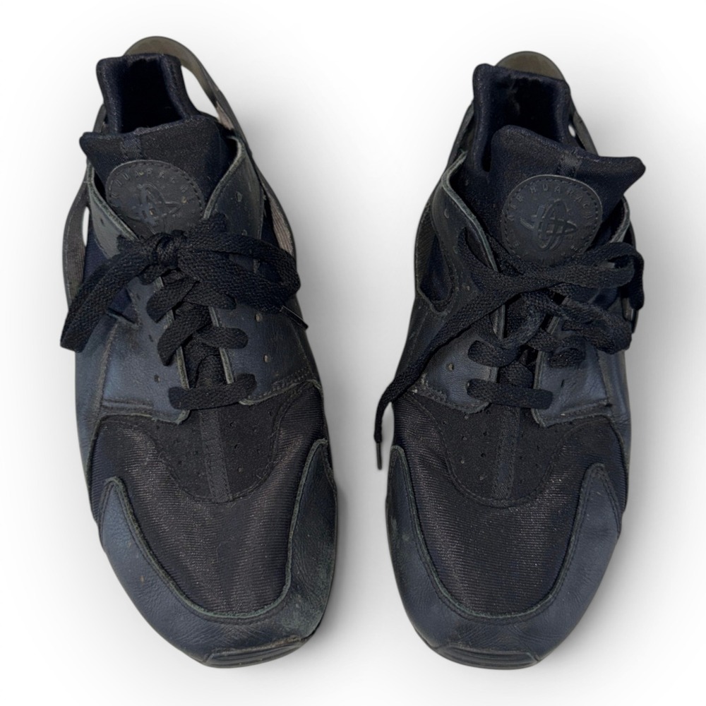 Nike Air Huarache Triple Black Mens Running Shoes DD1068-002 Size 11